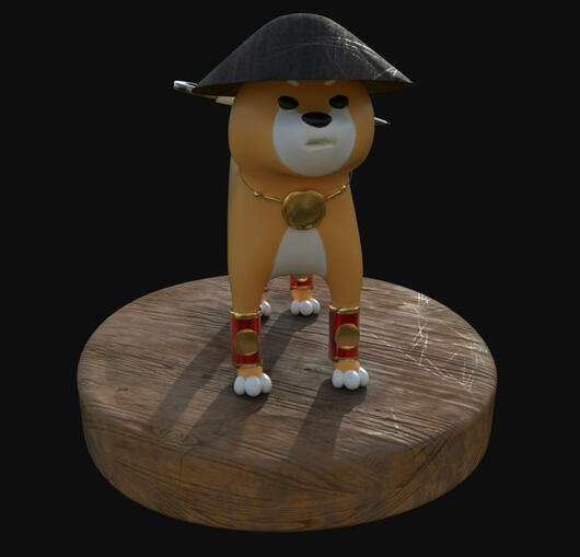 3D Dog Model