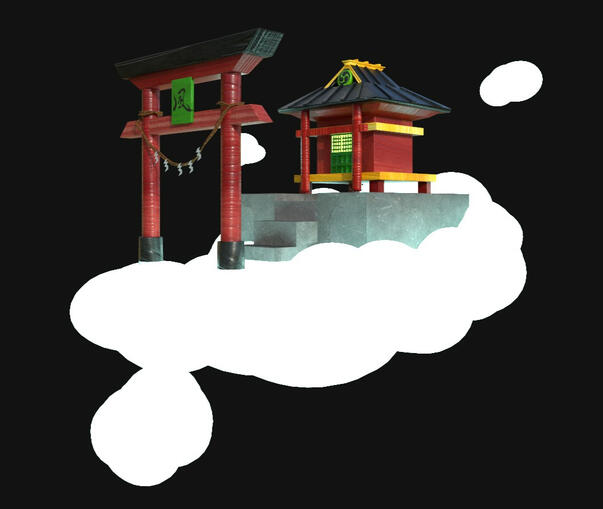 Cloud Shrine 3D Model